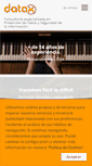 Mobile Screenshot of datax.es