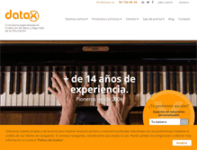 Tablet Screenshot of datax.es