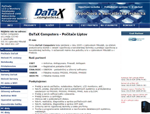 Tablet Screenshot of datax.sk